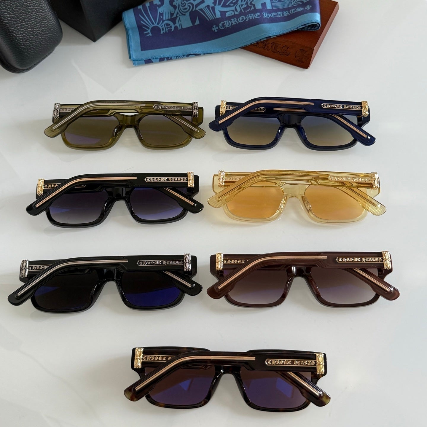 2 Thick Sunglasses 55-18-148